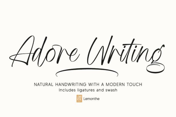 Adore Writing: The Handwritten Font That Elevates Campaigns