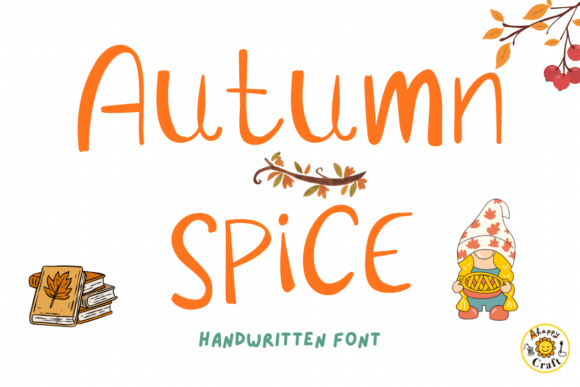 Autumn Spice: A Handwritten Font for Branding