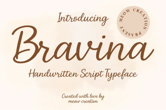 Bravina: The Handwritten Font for Clear Campaigns