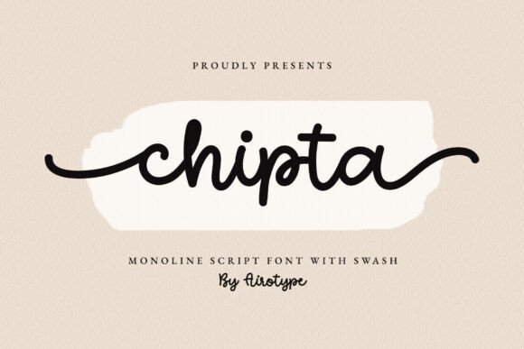 Chipta: The Perfect Script Font for Crafters