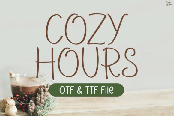 Cozy Hours: A Handwritten Font for Digital Warmth