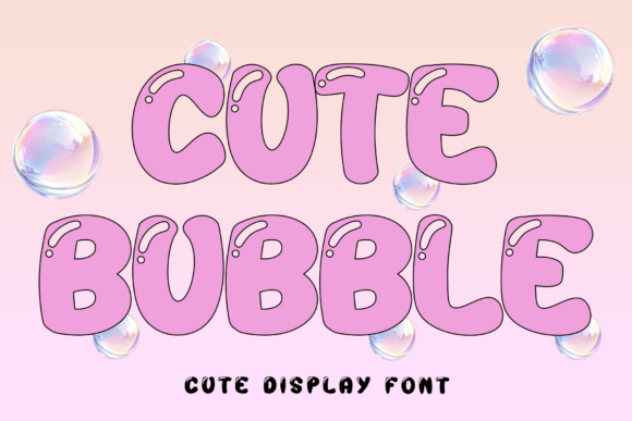 Cute Bubble Font for Modern Web Design
