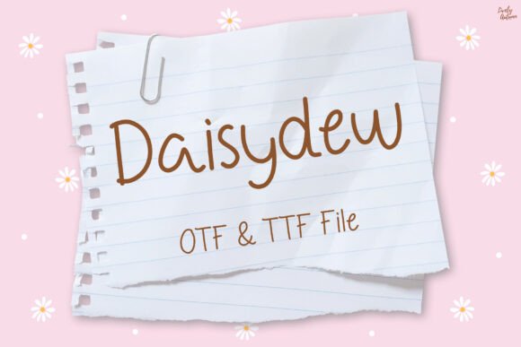 Daisydew Font: A Playful Typeface for Web Design