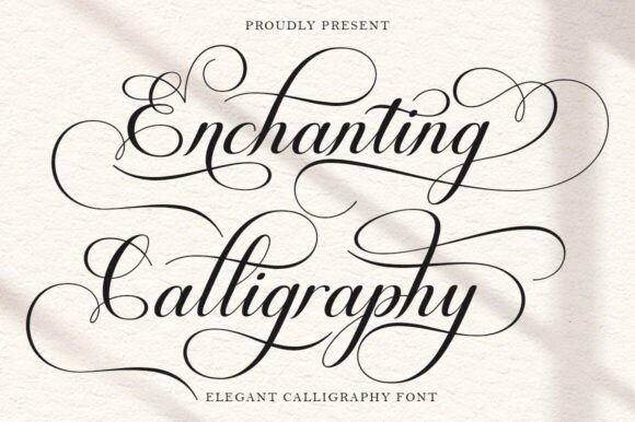 Enchanting Calligraphy Font for Web Design