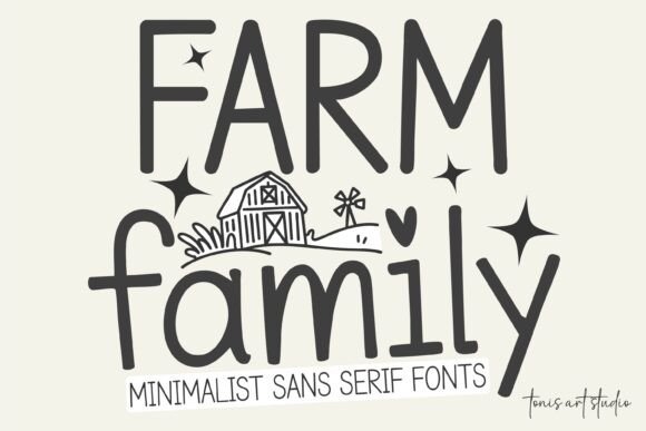 Farm Family Bundle: A Modern Typeface for Web Design