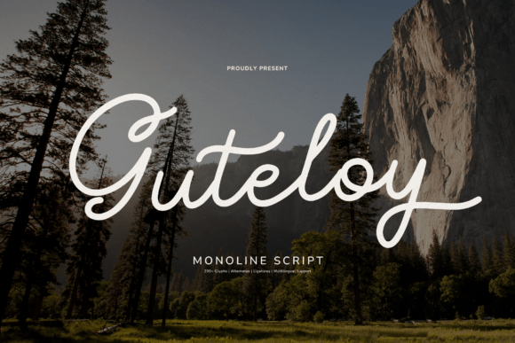 Guteloy: A Friendly Script Font for Modern Campaigns