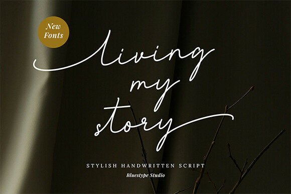 Living My Story: A Typeface for Authentic Editorial Design