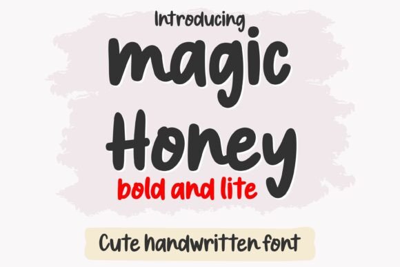 Magic Honey Font for Web Design