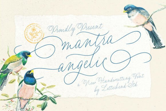 Mantra Angelic Pua: A Graceful Script Typeface