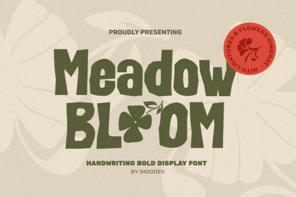 Meadow Bloom: A Whimsical Display Font for Crafters