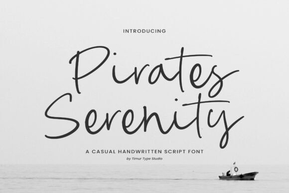 Pirates Serenity: A Handwritten Font for Branding