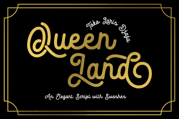 Queen Land Font: Elevate Your Campaign Visuals