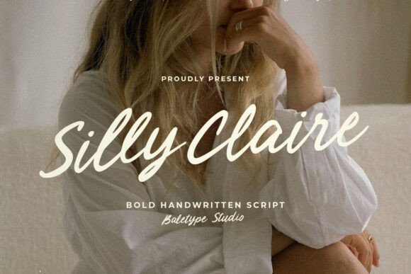 Silly Claire: A Handwritten Font for Bold Branding