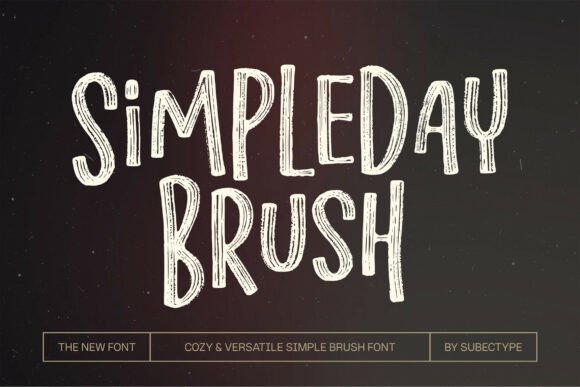 Simpleday Brush: A Playful Typeface for Web Design
