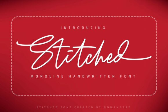 Stitched: A Handwritten Font for Digital Warmth