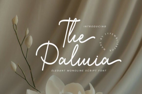 The Palmia: A Graceful Script Font for Editorial Design