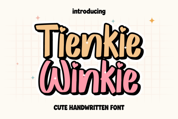 Tienkie Winkie Font for Crafters