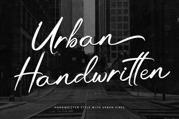 Urban Handwritten Font for Authentic Branding