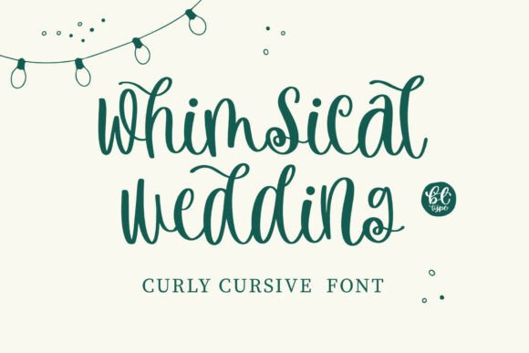 Whimsical Wedding Font for Campaigns